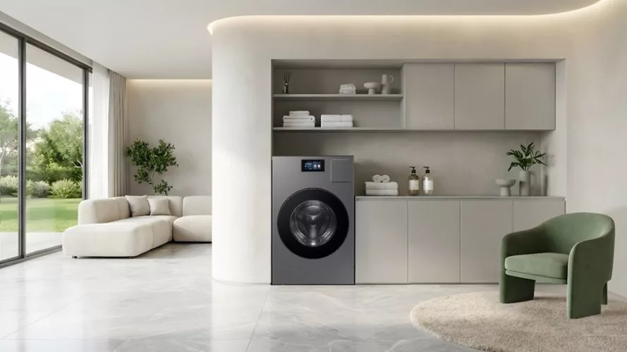 Samsung AI-Connected Living Resmi Rilis di CES 2026, Hunian Masa Depan Jadi Nyata 1 Samsung Bespoke AI Laundry Combo