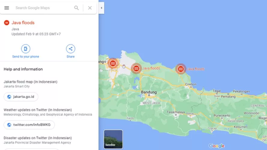 5 Hal Penting Soal Peringatan Banjir Google (SOS Alert) Sumatra di Layar HP 1 Google SOS Alert