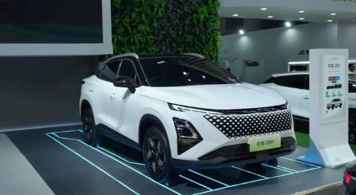 Harga Chery C5 CSH Hybrid Resmi Diumumkan di IIMS 2026 1 Harga Chery C5 CSH Hybrid
