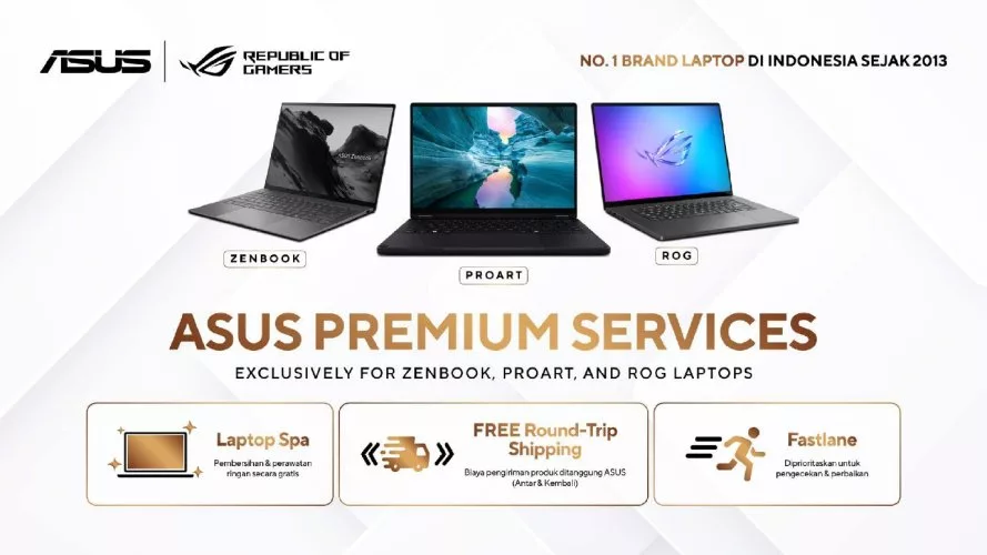 ASUS Perkenalkan Zenbook S14 OLED 2026: Laptop AI Ultra Tipis dengan Intel Core Ultra Seri 3 Pertama di Indonesia 3 Asus Premium Services
