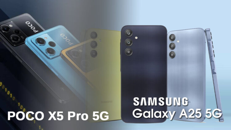 Samsung Galaxy A25 5G vs Poco X5 Pro 5G