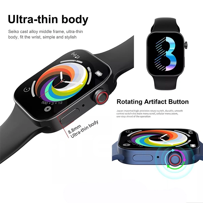 5 Smartwatch Keren di Bawah 200 Ribu - Tesladi SmartWatch i8 Pro Max - technonesia