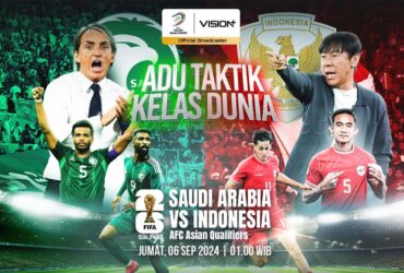 Link Live Streaming Arab Saudi vs Indonesia