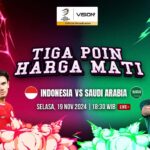 Live Streaming Indonesia vs Arab Saudi