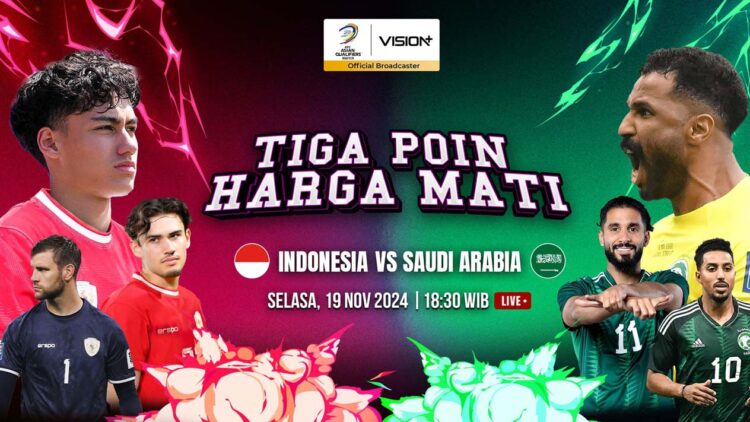 Live Streaming Indonesia vs Arab Saudi