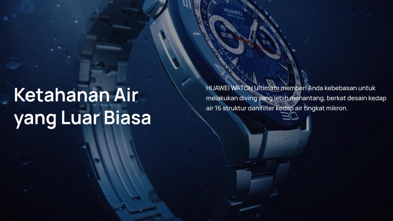 Huawei Watch GT 4 dan Watch Ultimate - Tahan Air