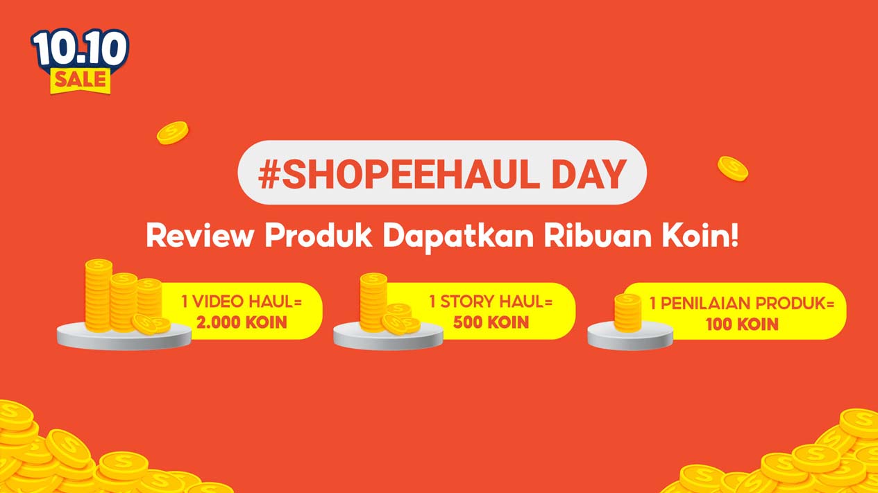 Ilustrasi Koin Shopee - Cara Tambah Penghasilan dari Shopee