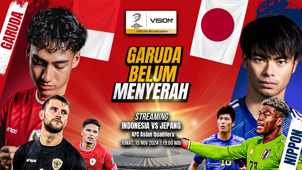 Link Live Streaming Indonesia vs Jepang