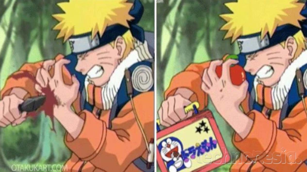 Naruto Menusuk Dirinya Sendiri - Adegan Naruto Yang di Sensor di Berbagai Negara