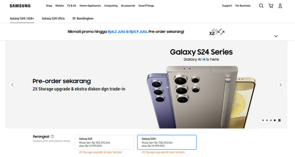 Pre-Order Samsung Galaxy S24 Series