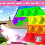 Menjelajahi Rumah Pop It Unicorn di Sakura School Simulator