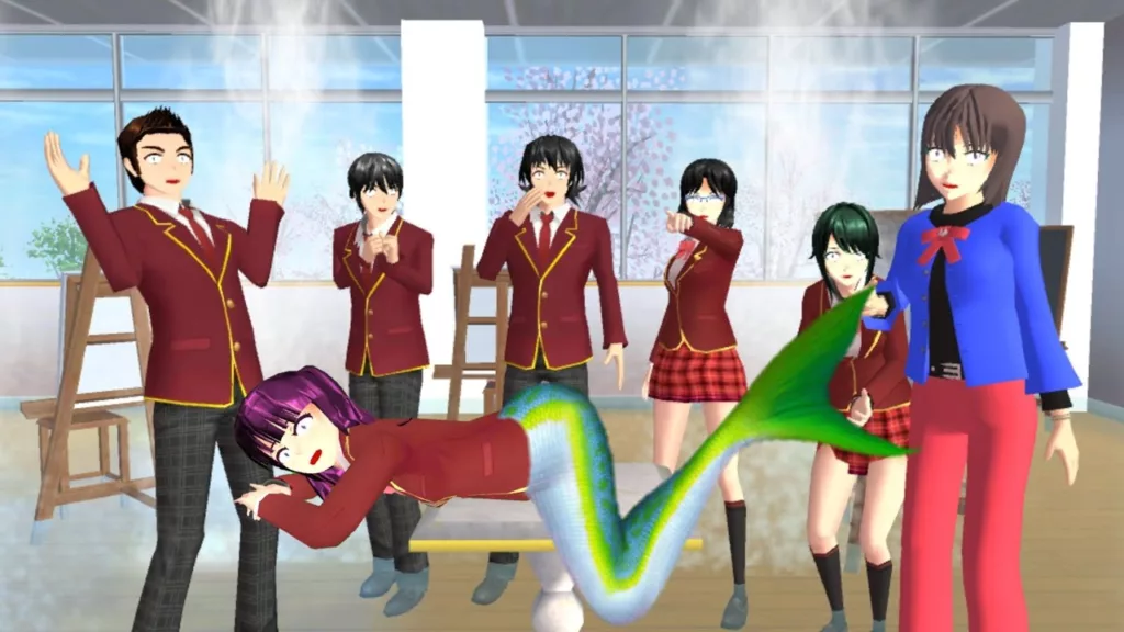 5 Rekomendasi Lokasi Rahasia Putri Duyung di Sakura School Simulator