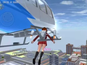 Berjelajah dengan Jetpack di Sakura School Simulator