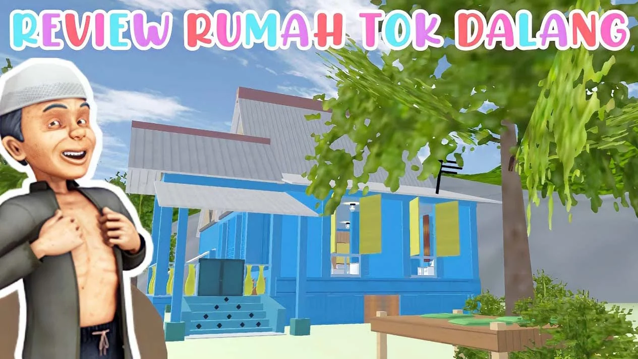 Rumah Tok Dalang di Sakura School Simulator