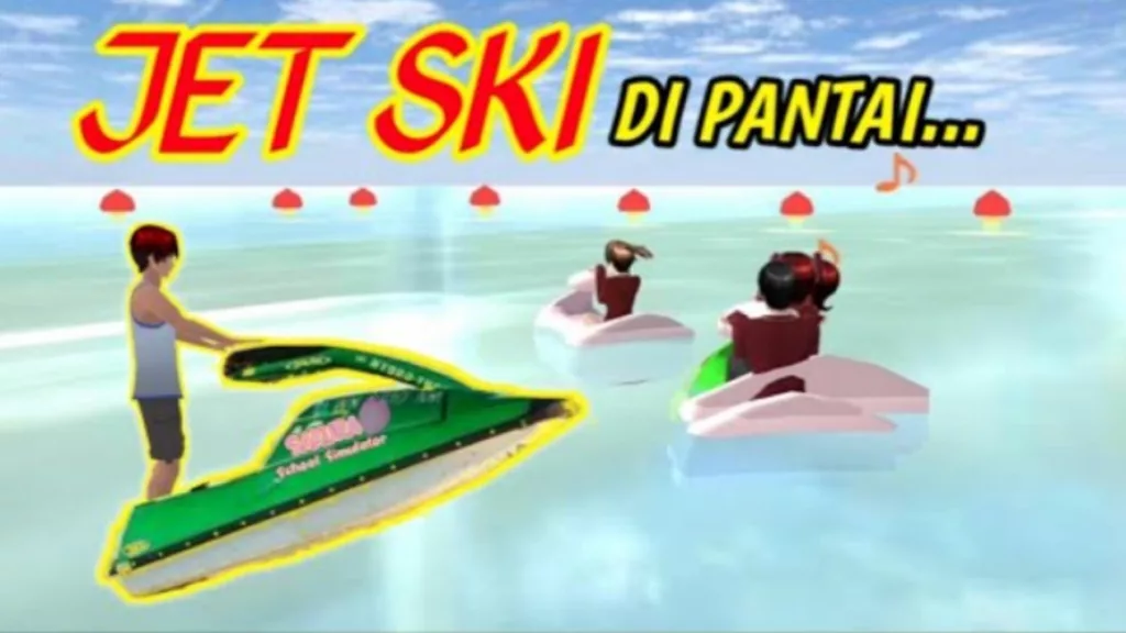 Cara Bermain Jet Ski di Sakura School Simulator untuk Pemula