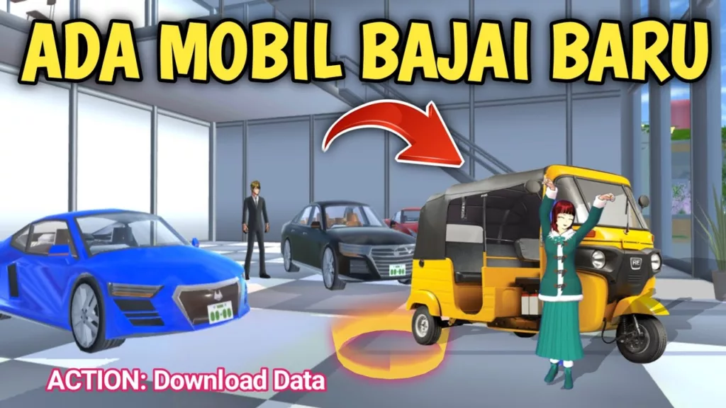 Cara Dapatkan dan Mengendarai Bajaj di Sakura School Simulator