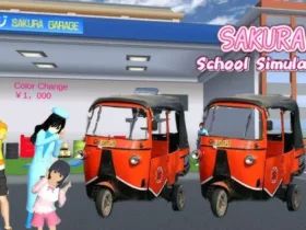 Cara Dapatkan dan Mengendarai Bajaj di Sakura School Simulator