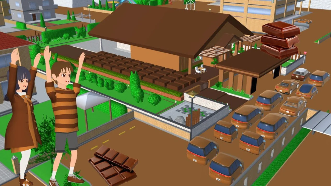 Cara Mendapatkan ID Rumah Mewah ChoCholate di Sakura School Simulator