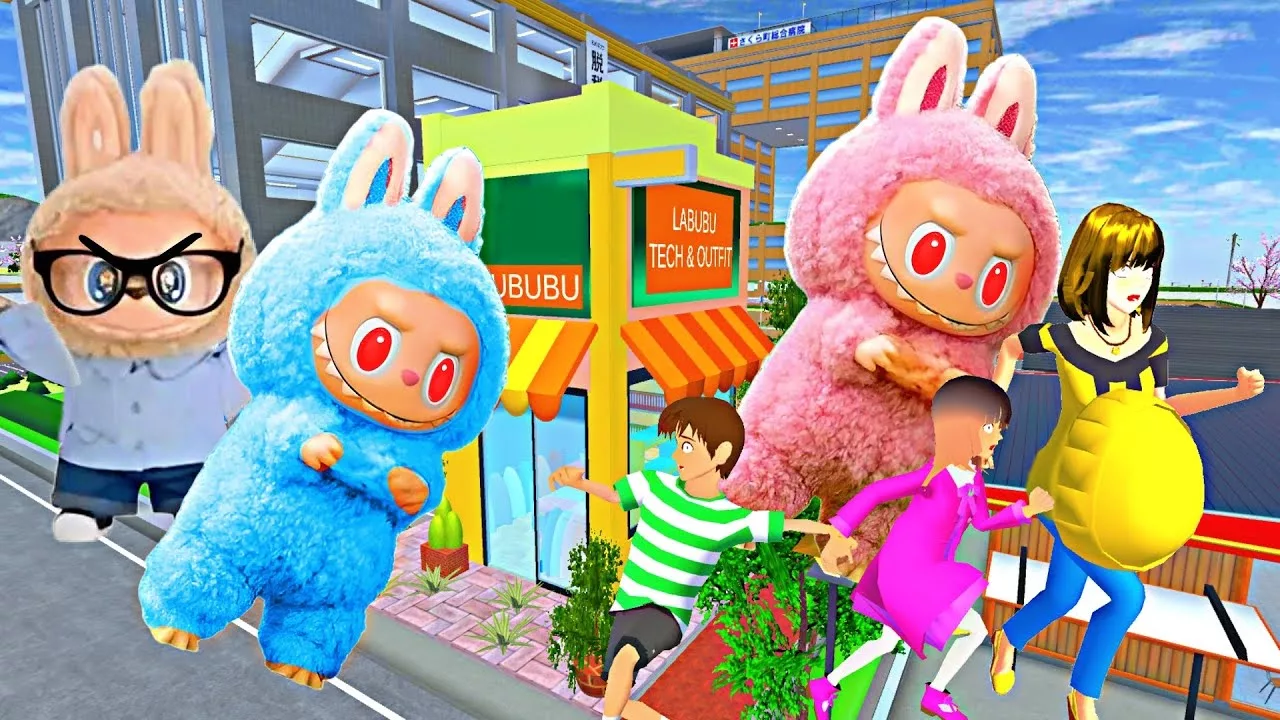 Cara Menemukan Boneka Labubu di Sakura School Simulator