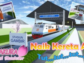 Cara Naik Kereta Api di Sakura School Simulator, Seru & Mudah