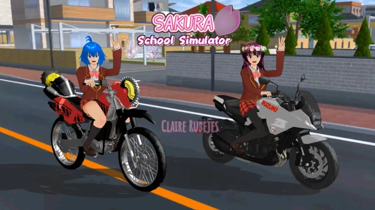 Cara Naik Motor di Sakura School Simulator