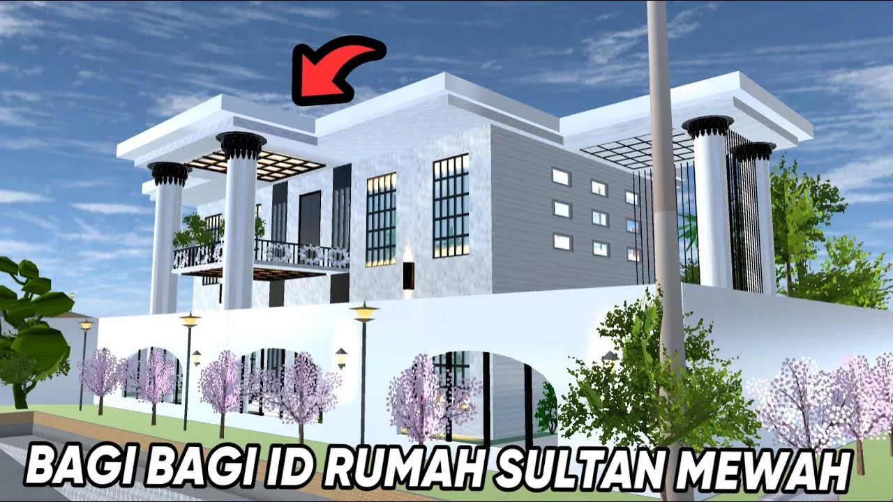 ID Rumah Mewah di Sakura School