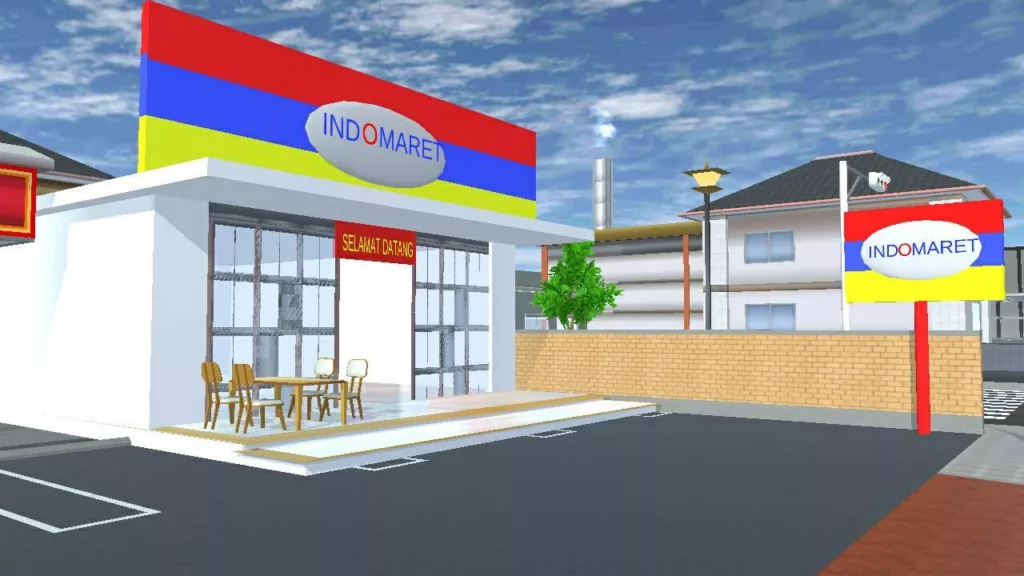 Indomaret di Sakura School Simulator