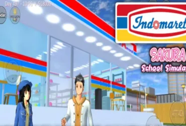 Membangun Minimarket di Sakura School Simulator