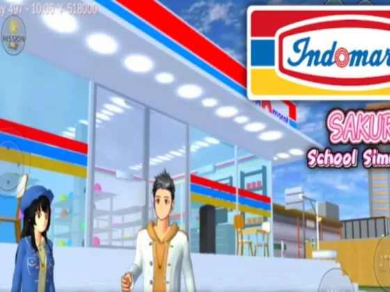 Membangun Minimarket di Sakura School Simulator