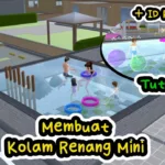 Membuat Kolam Renang Estetis di Sakura School Simulator