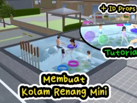 Membuat Kolam Renang Estetis di Sakura School Simulator