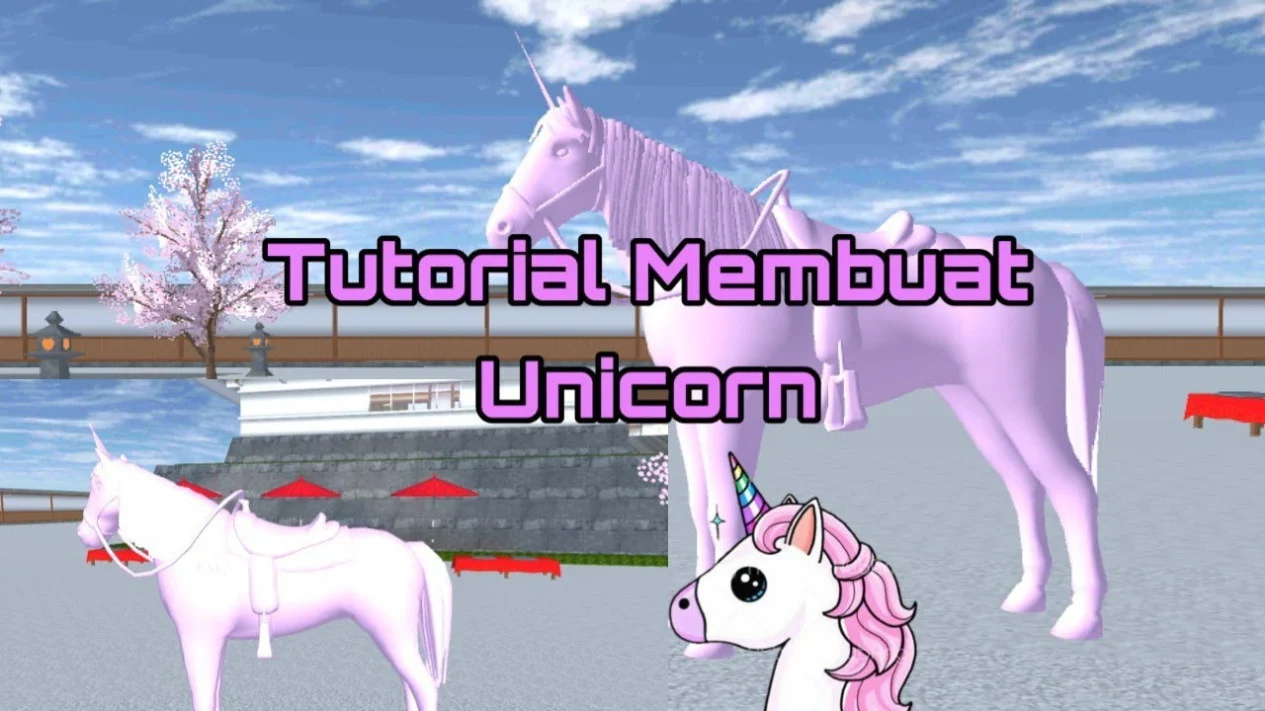 Membuat Unicorn di Sakura School Simulator