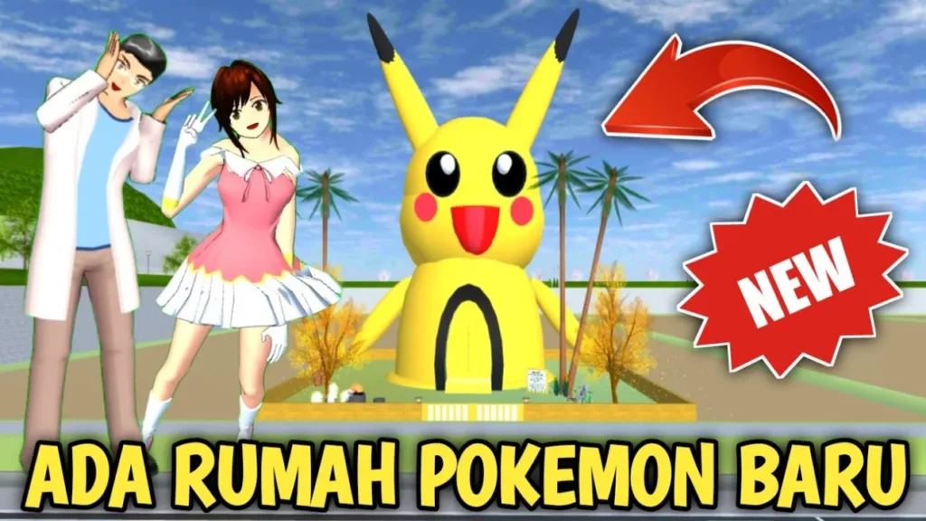 Menemukan Rumah Pikachu di Sakura School Simulator