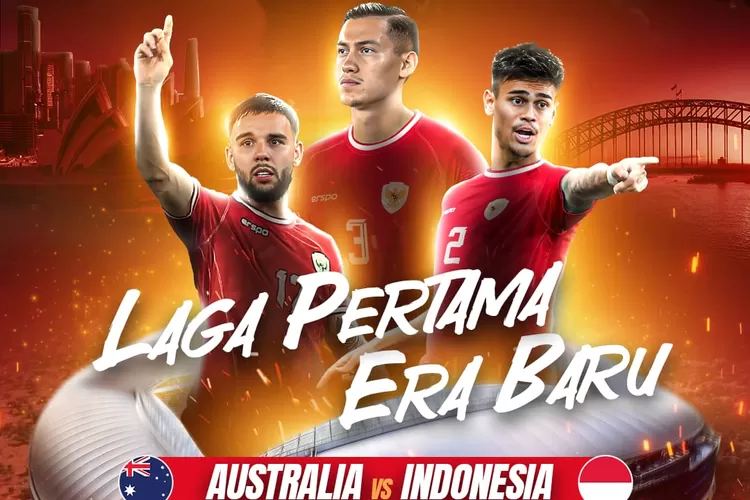 Saksikan Streaming Australia vs Indonesia