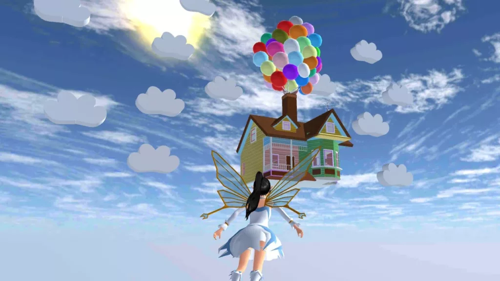 ID Rumah di Atas Langit Sakura School Simulator