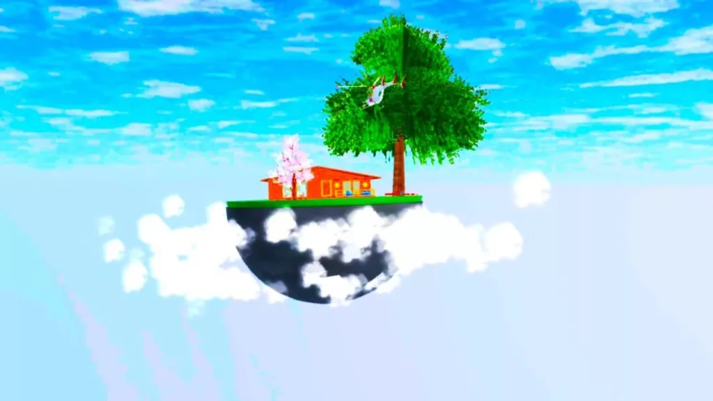 Membangun Rumah di Atas Langit Sakura School Simulator