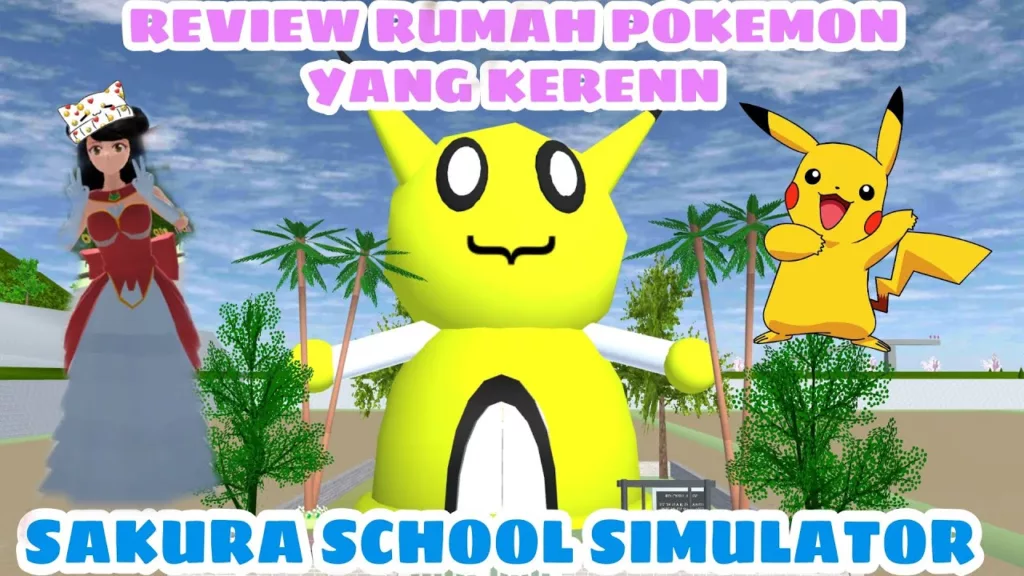 Menemukan Rumah Pikachu di Sakura School Simulator