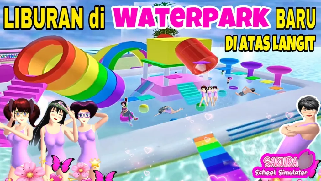 Waterpark Terbaik di Sakura School Simulator