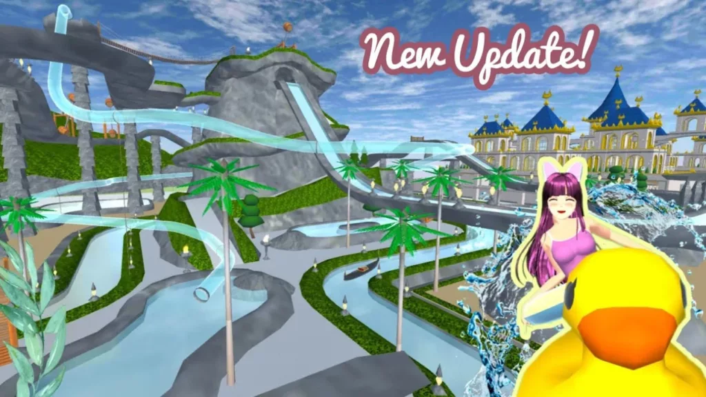 Waterpark Terbaik di Sakura School Simulator