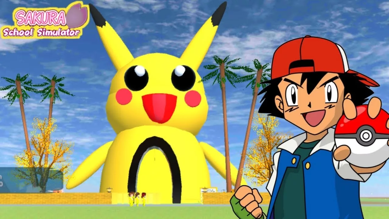 Menemukan Rumah Pikachu di Sakura School Simulator