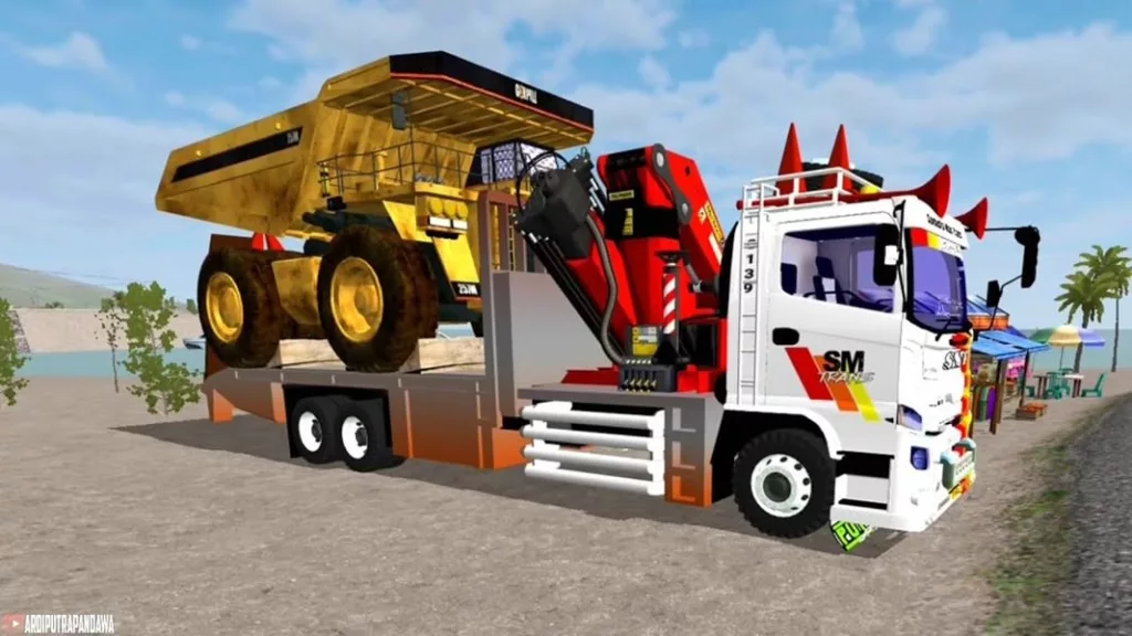 Link Mod BUSSID Truk Tambang Full Modif