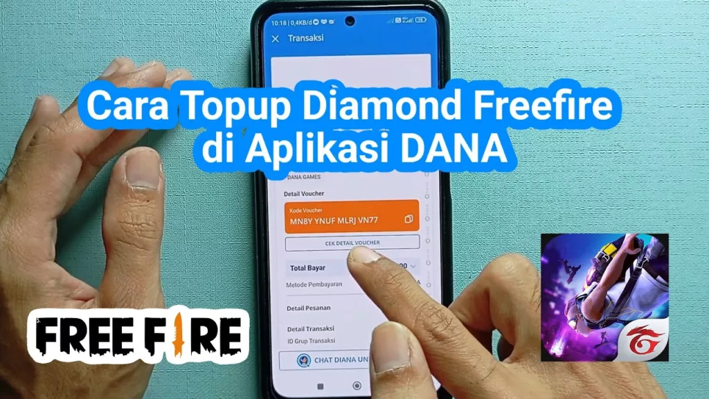 Cara Top Up Diamond FF Pakai Saldo DANA