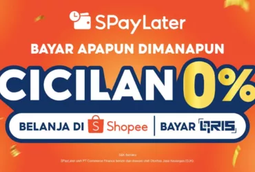 SPayLater Tawarkan Promo Cicilan 0 Persen