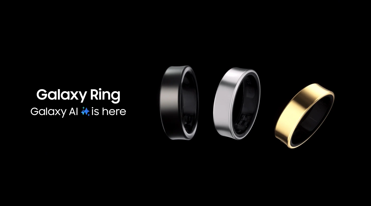 Titanium Black Galaxy Ring