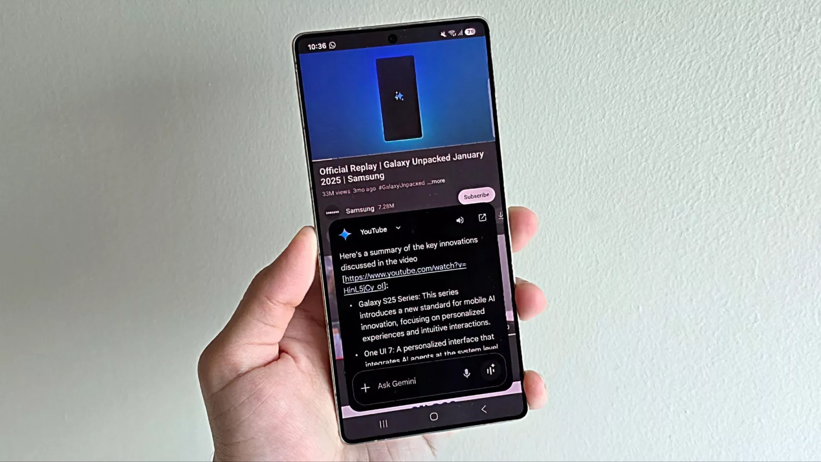 Rahasia Tersembunyi AI di Samsung Galaxy S25 Series