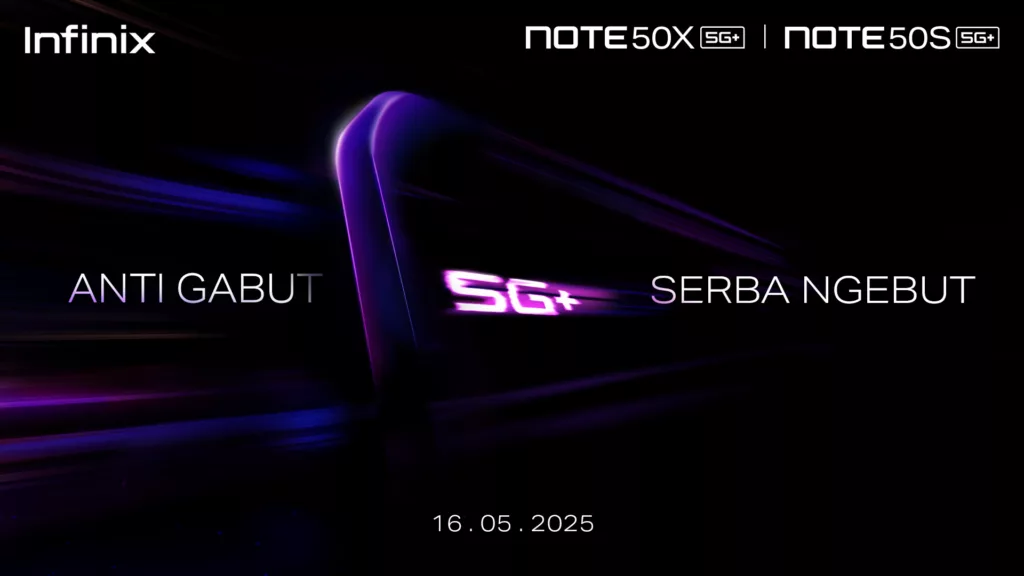 Duel Sengit! Infinix NOTE 50 Series Kedatangan 2 Jagoan 5G+ dengan AI Gaming!