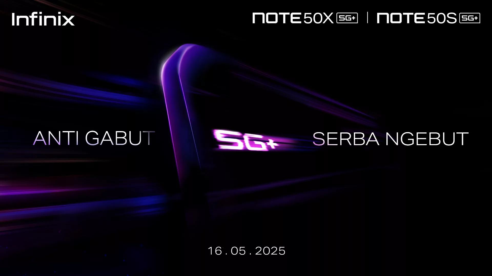 Duel Sengit! Infinix NOTE 50 Series Kedatangan 2 Jagoan 5G+ dengan AI Gaming!