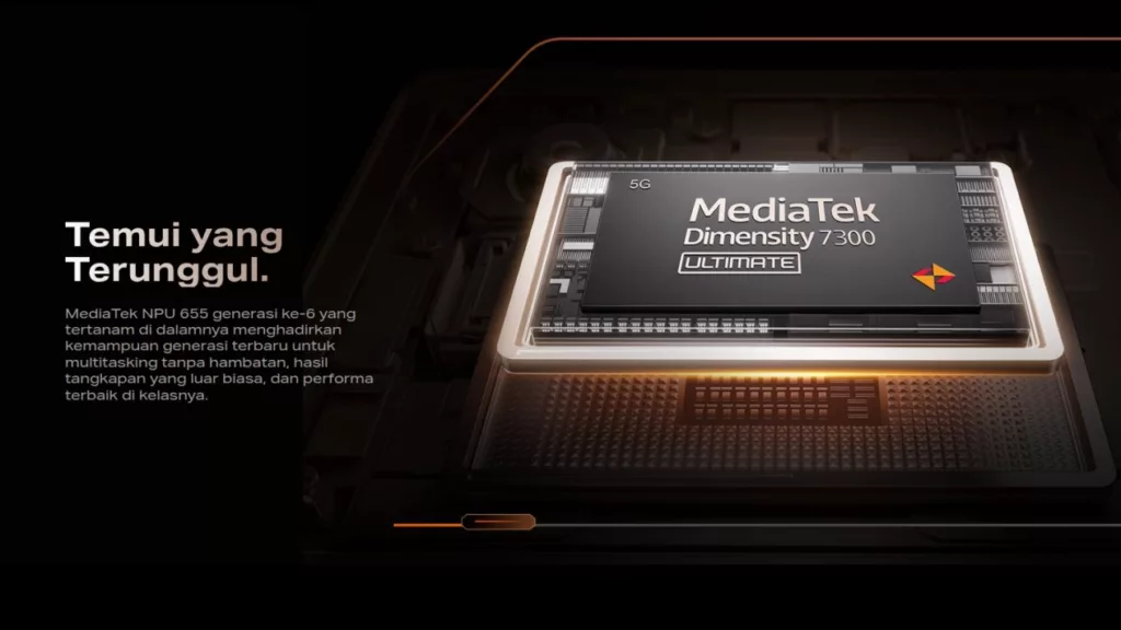Chipset MediaTek Dimensity 7300 Infinix NOTE 50X 5G Plus