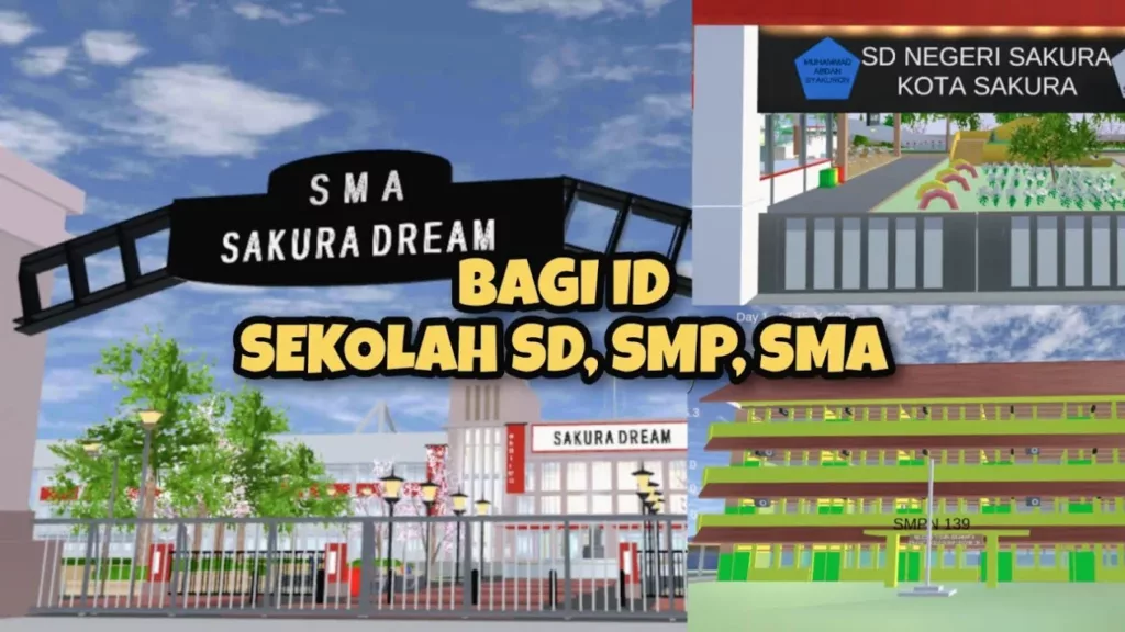 Desain Sekolah Sakura Simulator