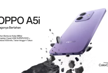 OPPO A5i Hadir di Pasar Indonesia, Tawarkan Ketangguhan di Kelasnya
